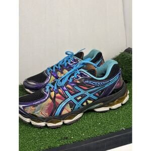 ASICS GEL-Nimbus 16 Womens Size 9 RARE Kaleidoscope Rain Running Shoes T485Q